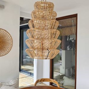 Rotan lamp Senso klein