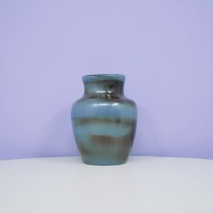 blauw bruine vaas