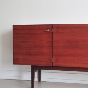 vintage Deens dressoir zwart wit lades
