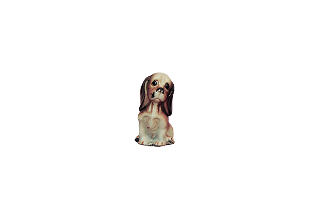 beeldje rode droopy hond