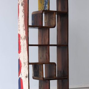 Roomdivider Boothout Kleurrijk