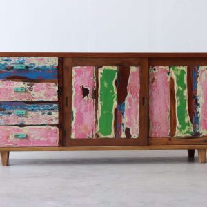 TV meubel/dressoir Lombok Kleurrijk