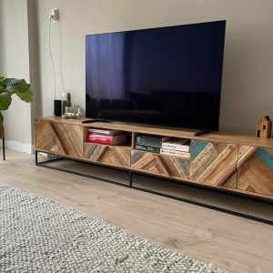 TV meubel Regenboogvis Naturel Frame